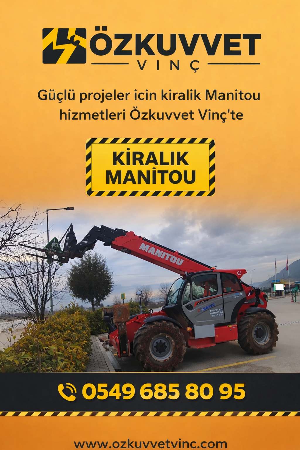 Denizli Teleskopik Forklift Kiralama