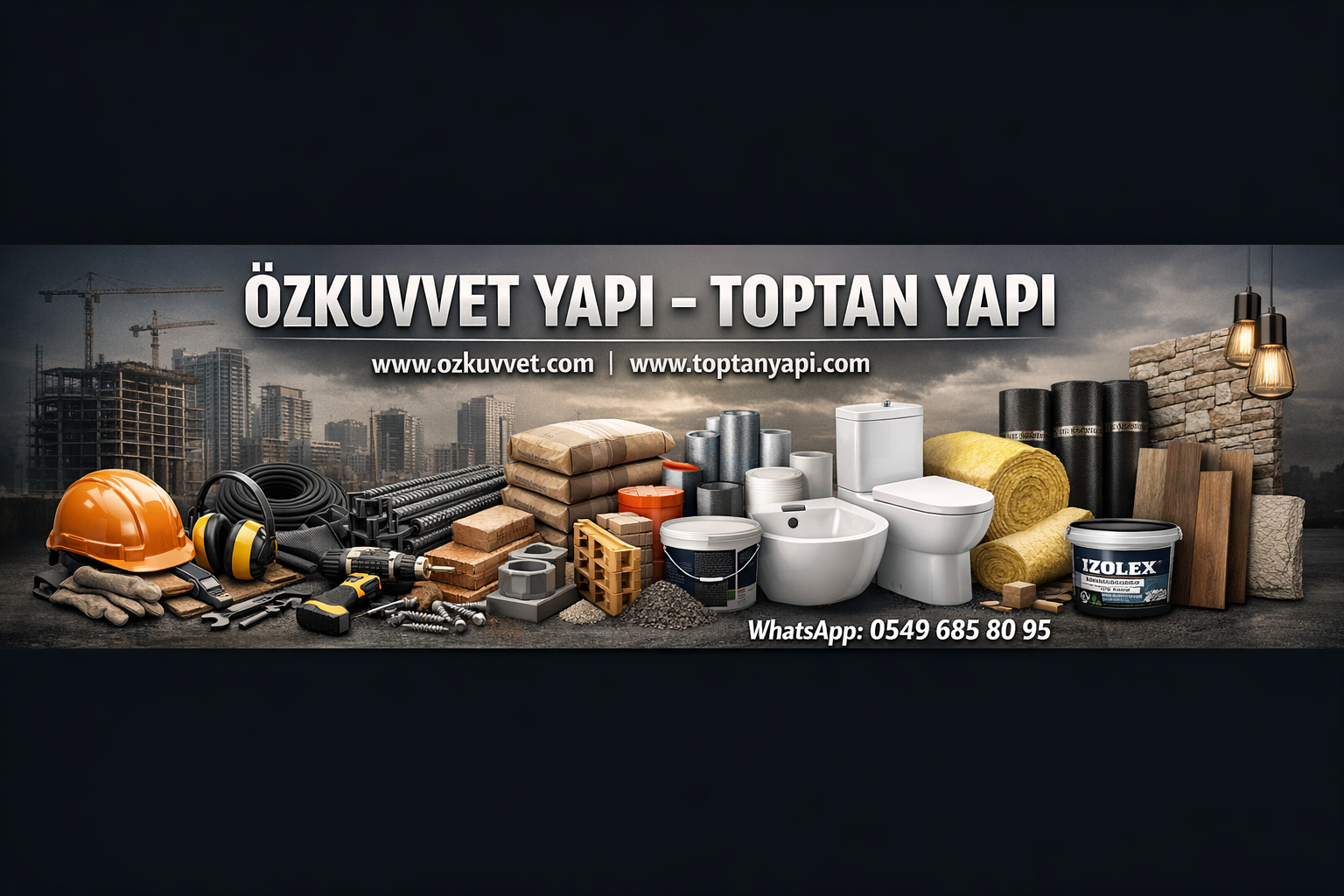 Toptan Yapı Malzemeleri | Hırdavat, Vitrifiye, Yalıtım ve Dekorasyon Ürünleri